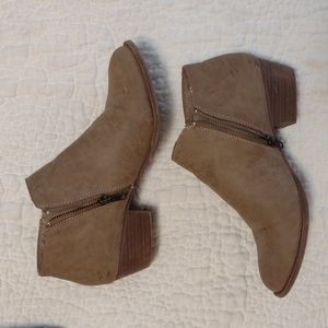 Suede ankle boots